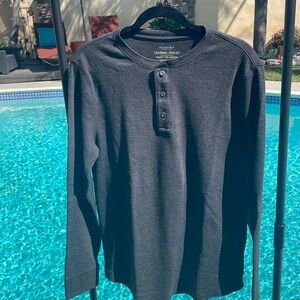 Sonoma gray thermal henley | Size M